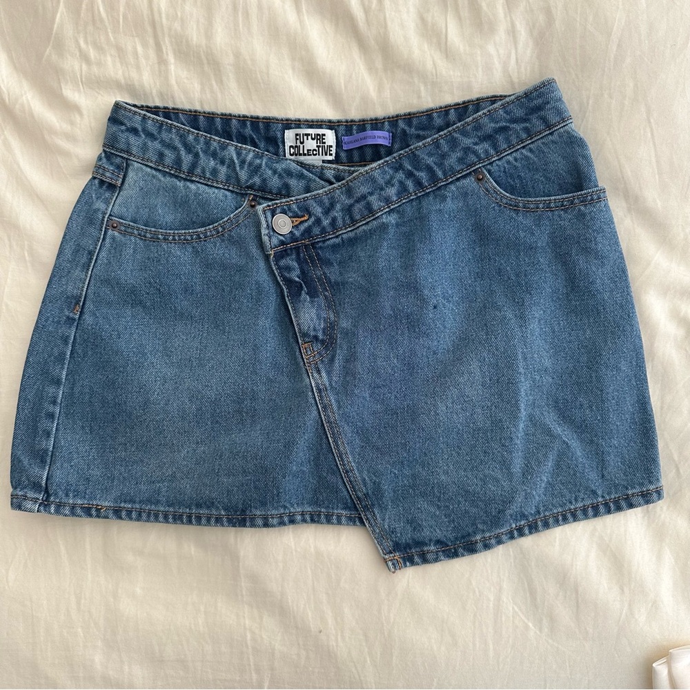 Future Collective Denim Skirt